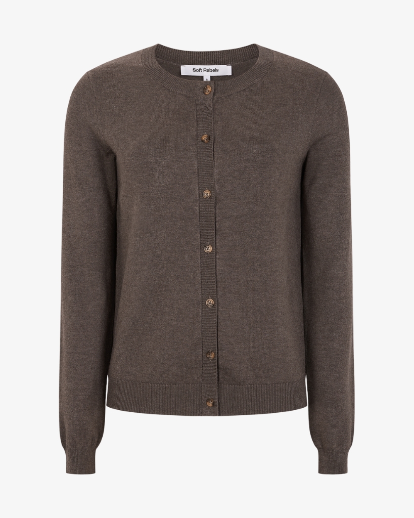 Soft Rebels Marla Cardigan Brun