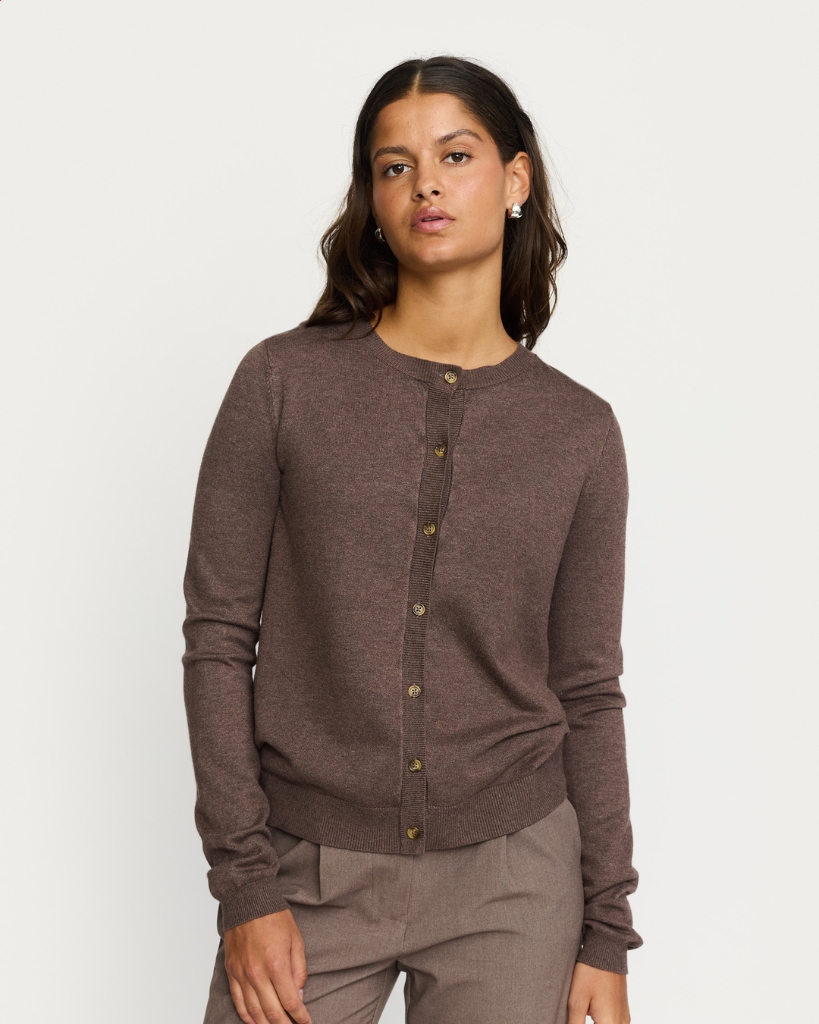 Soft Rebels Marla Cardigan Brun