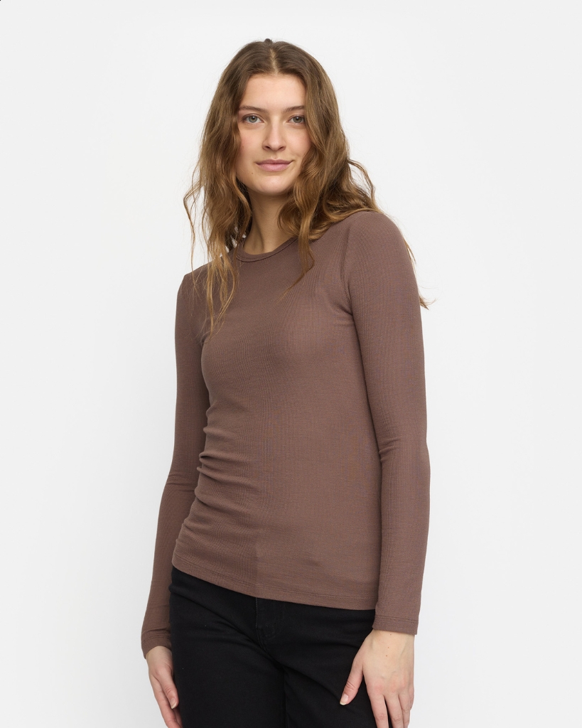 Soft Rebels Fenja Top Brun