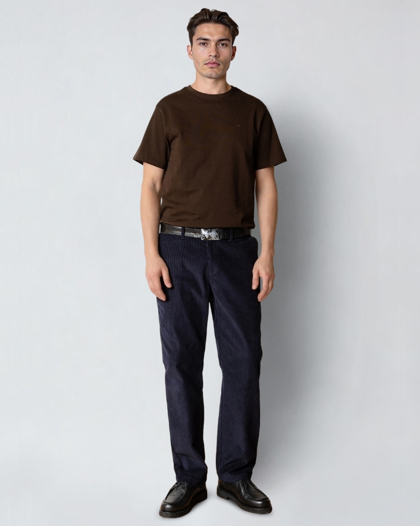 Clean Cut Stable T-Shirt Mørkebrun