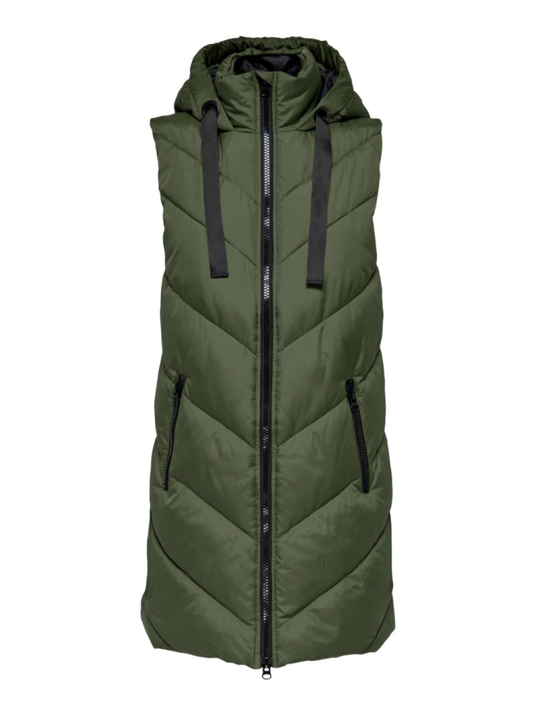 JDY Skylar Padded Hood Vest
