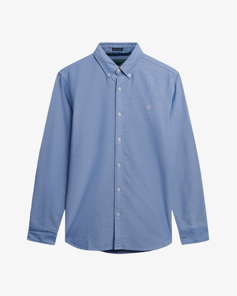 Superdry Classic Oxford Skjorte Azurblå