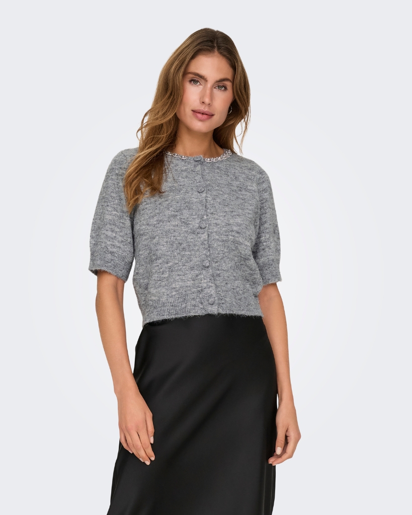 JDY Alva Cardigan Grå