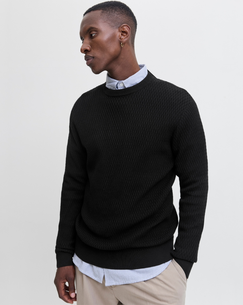 Jack Jones Blareagan Strik Sort