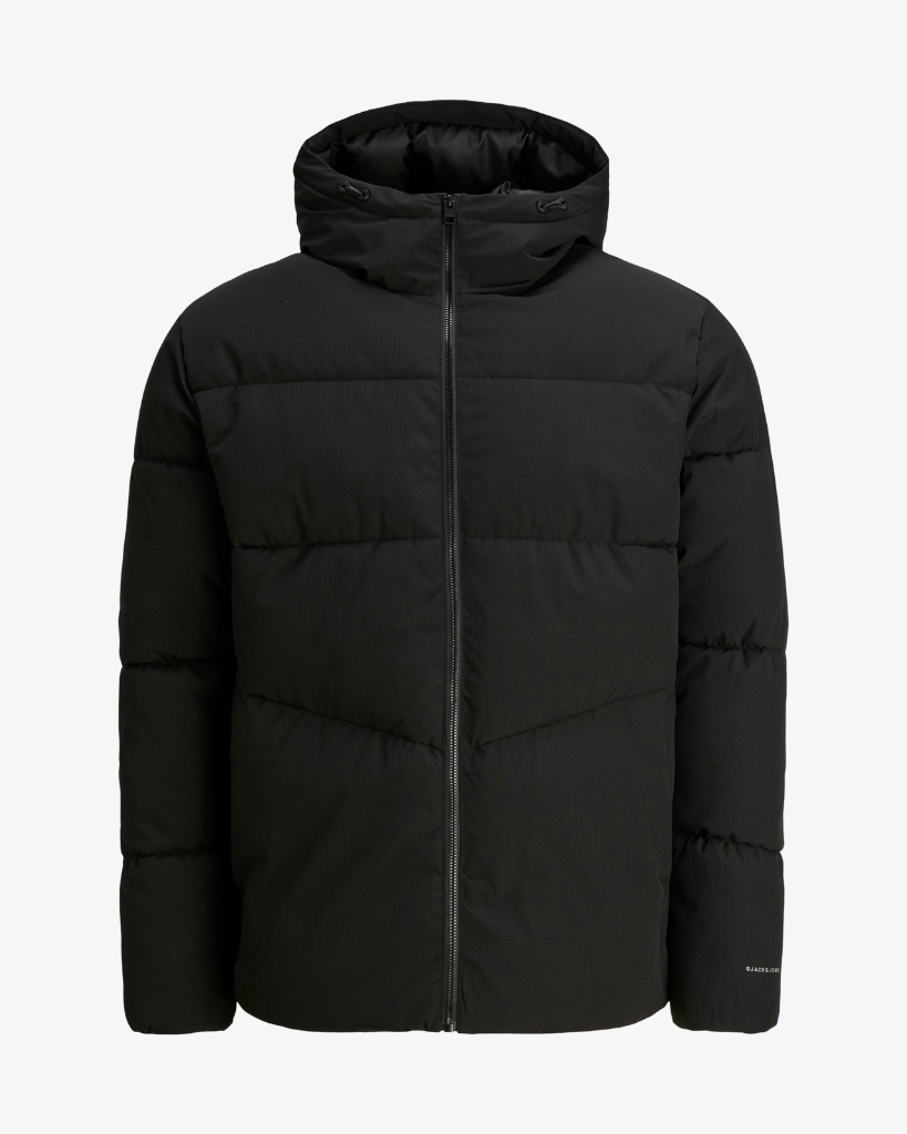 Jack Jones Global Puffer Jakke Sort