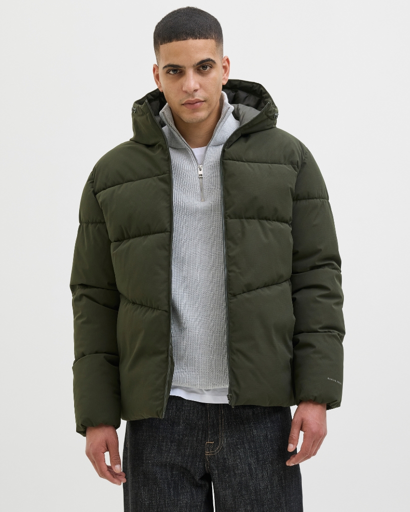 Jack Jones Global Puffer Jakke Grøn
