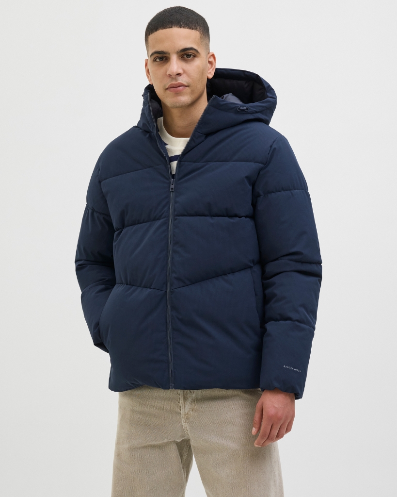 Jack Jones Global Puffer Jakke Blå
