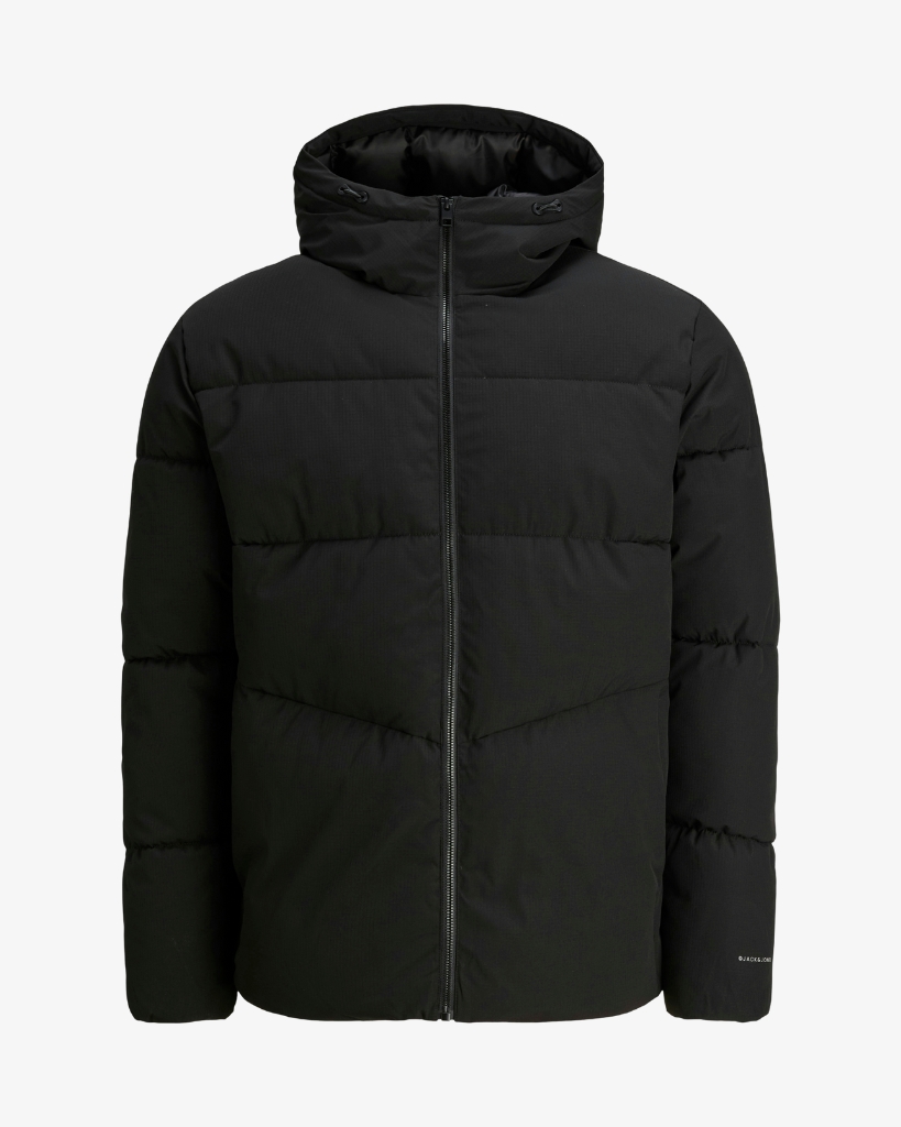 Jack Jones Global Puffer Jakke Sort
