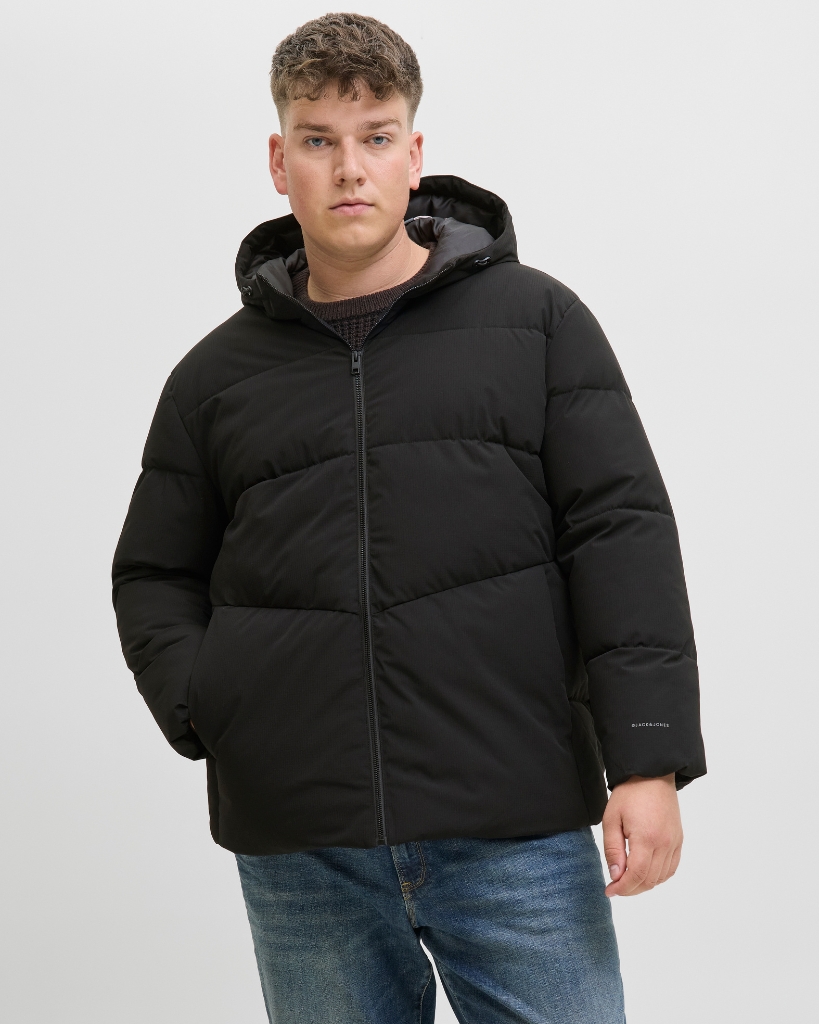 Jack Jones Global Puffer Jakke Sort