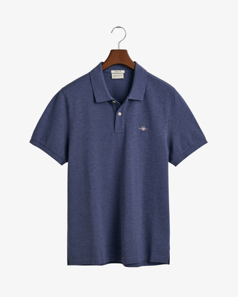 Gant Shield Piqué Polo Blå