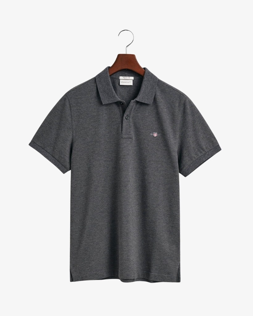 Gant Shield Piqué Polo Mørkegrå