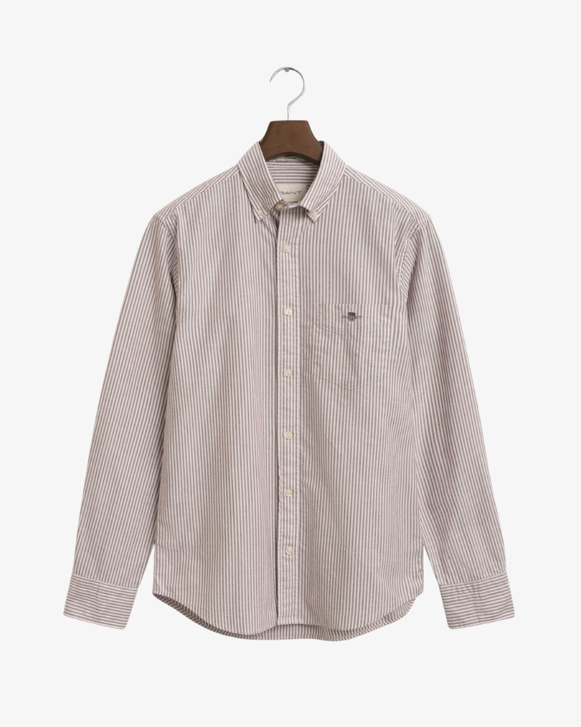 Gant Stribet Oxford Skjorte Lyserød