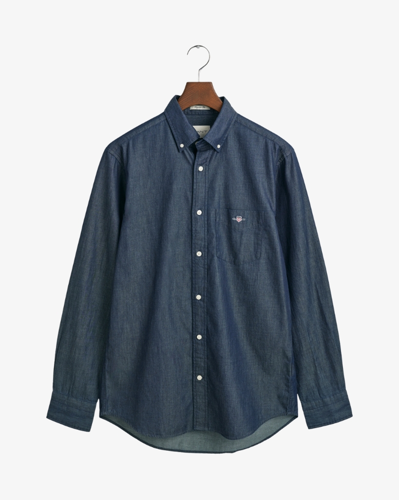 Gant Indigo Skjorte Blå