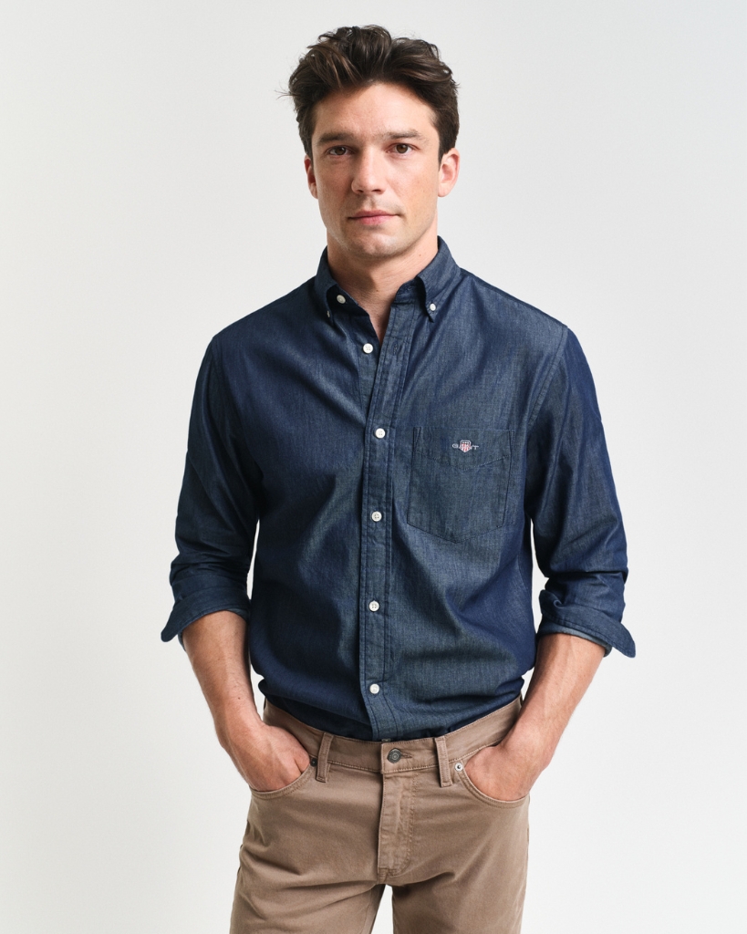 Gant Indigo Skjorte Blå