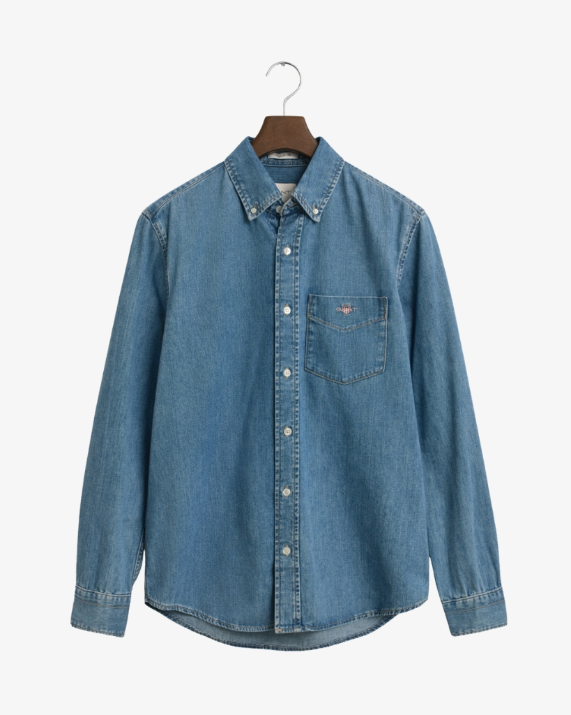Gant Denim Skjorte Lyseblå