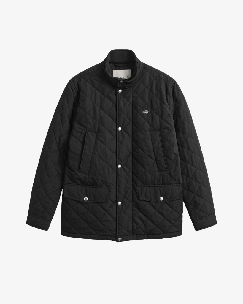 Gant Quilted Jakke Sort