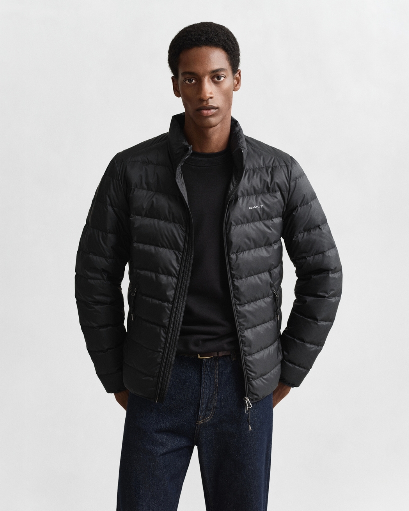Gant Light Down Dunjakke Sort