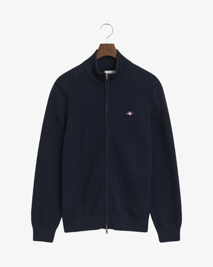 Gant Zip Sweater Blå
