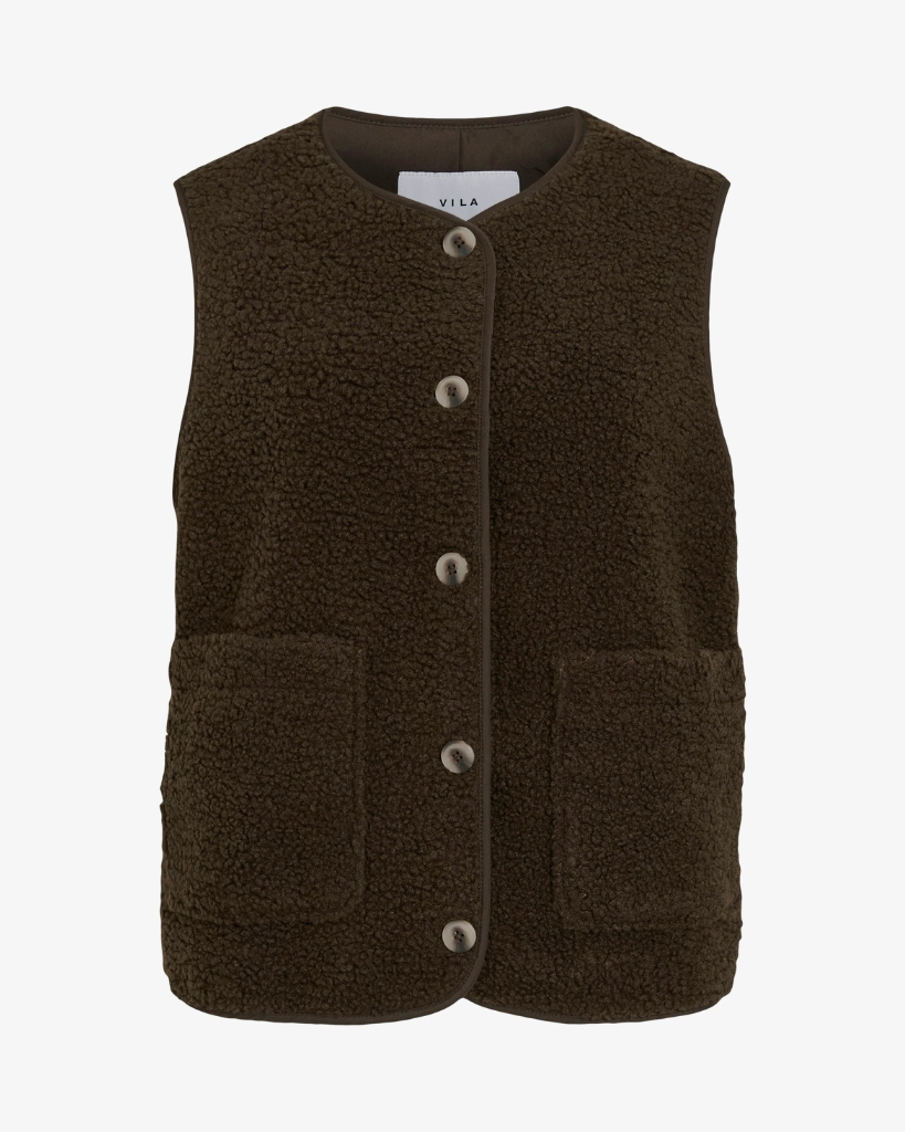 Vila Viada Teddy Vest Brun