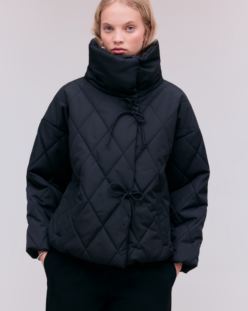 Vila Vibumble Puffer Jakke Sort