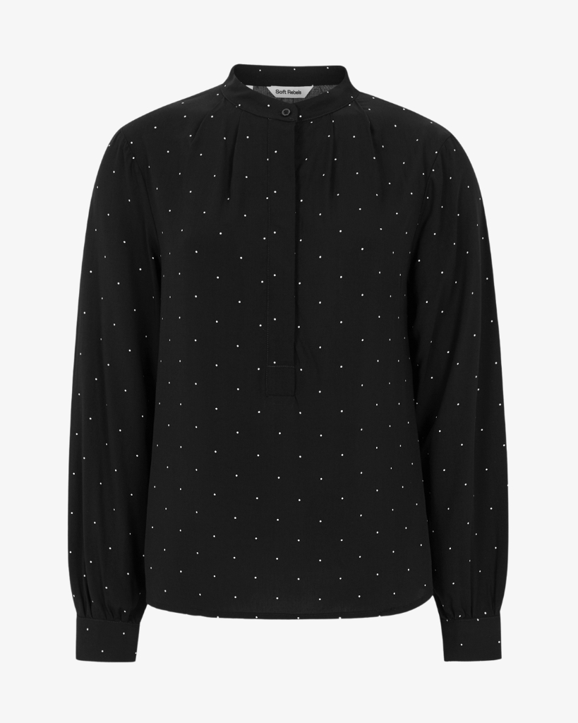 Soft Rebels Freedom Skjortebluse Sort