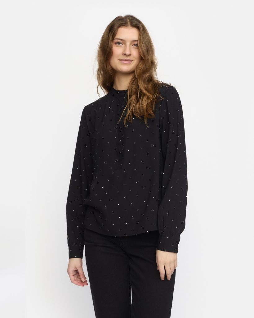 Soft Rebels Freedom Skjortebluse Sort