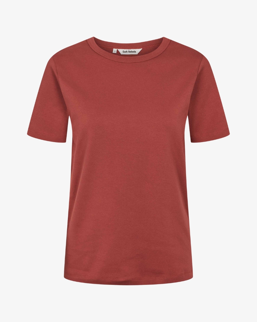 Soft Rebels Hella T-shirt Rust