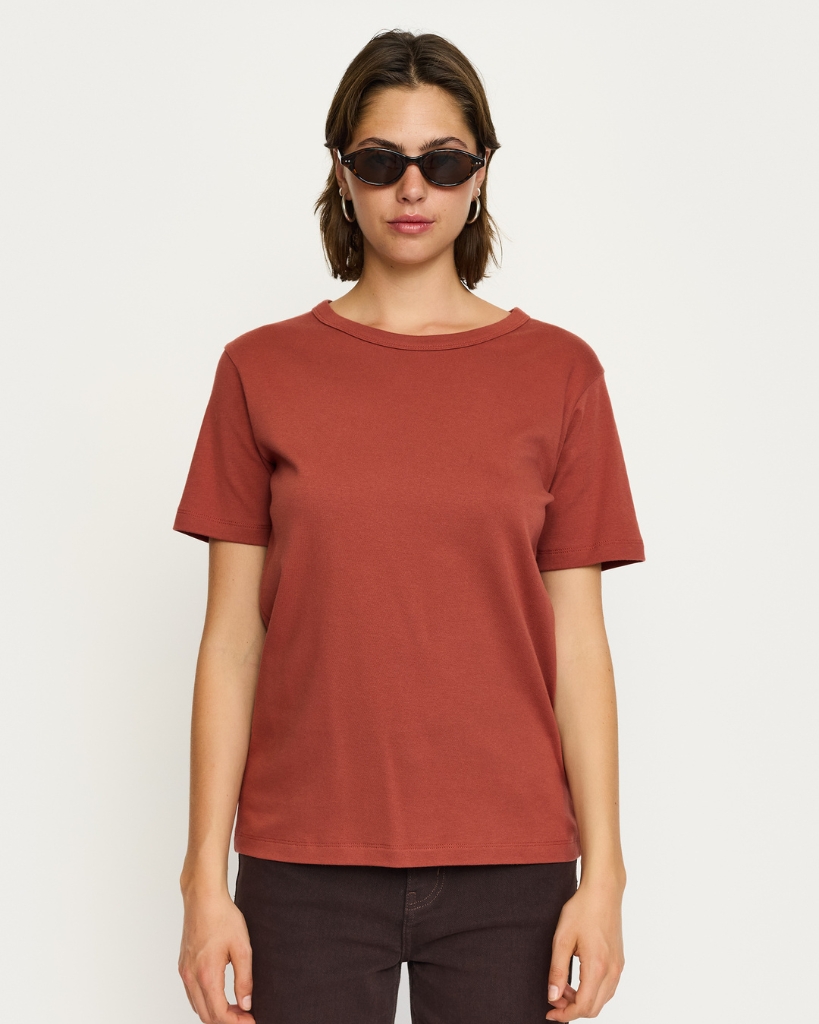 Soft Rebels Hella T-shirt Rust