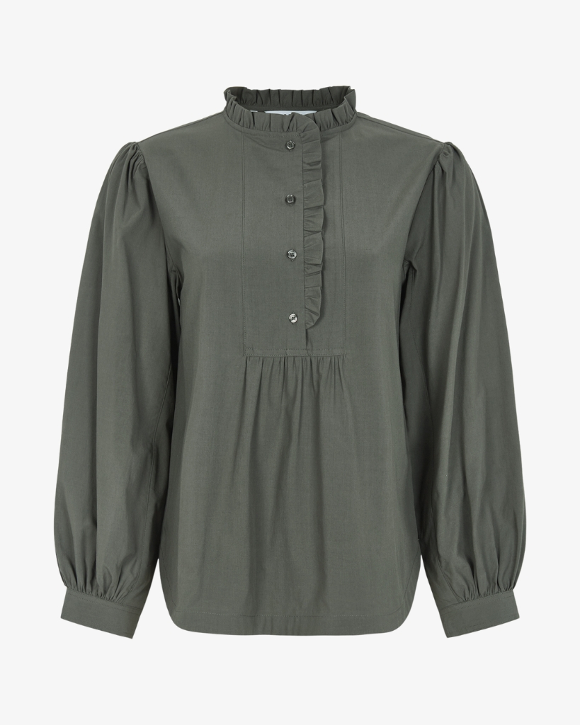 Soft Rebels Tiffany Skjortebluse Grøn
