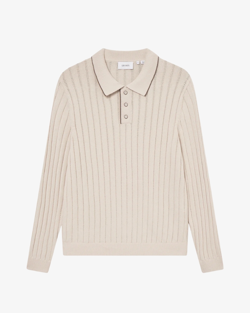 Les Deux Bogart Strikpolo Ivory