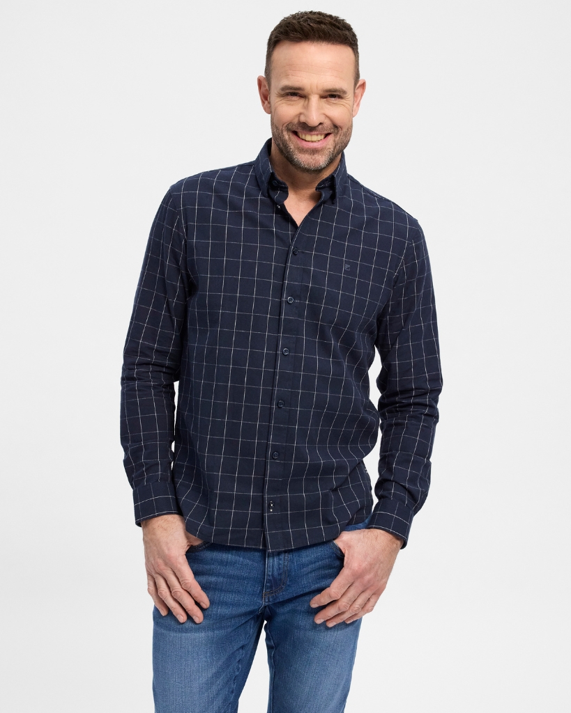 Redgreen Anton Ternet Skjorte Navy