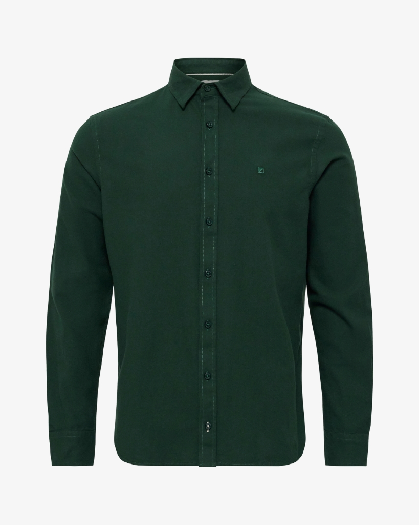 Redgreen Anton Skjorte Mørkegrøn