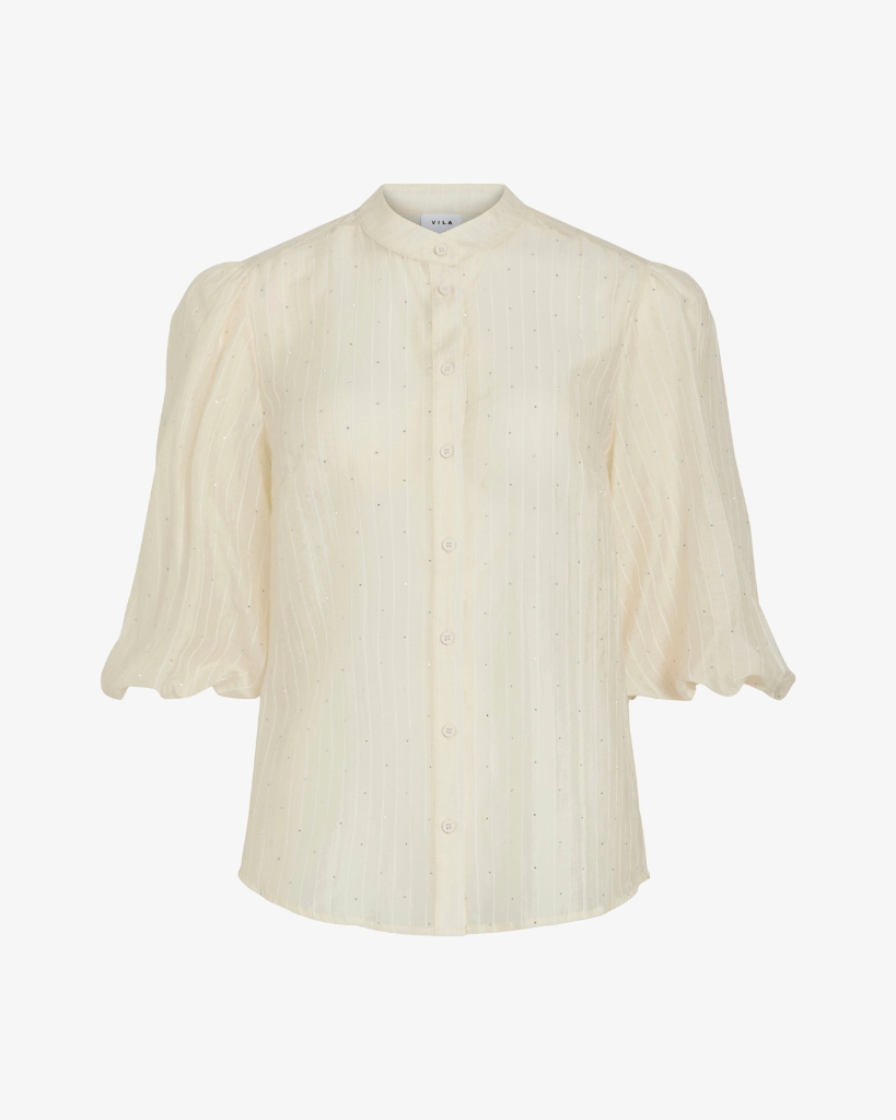 Vila Visiny Bluse Offwhite