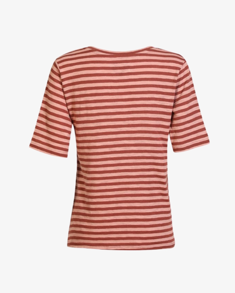 Liberte Ulla Vneck T-shirt Rosa