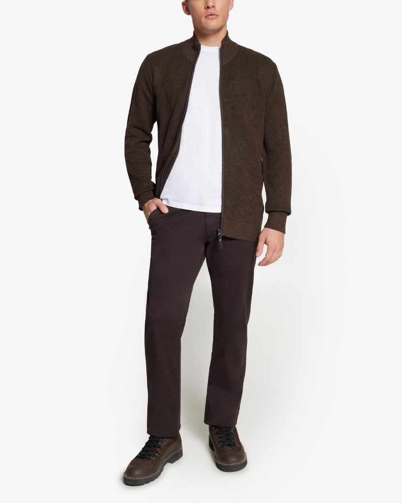 Signal KaiSi Structure Cardigan Brun