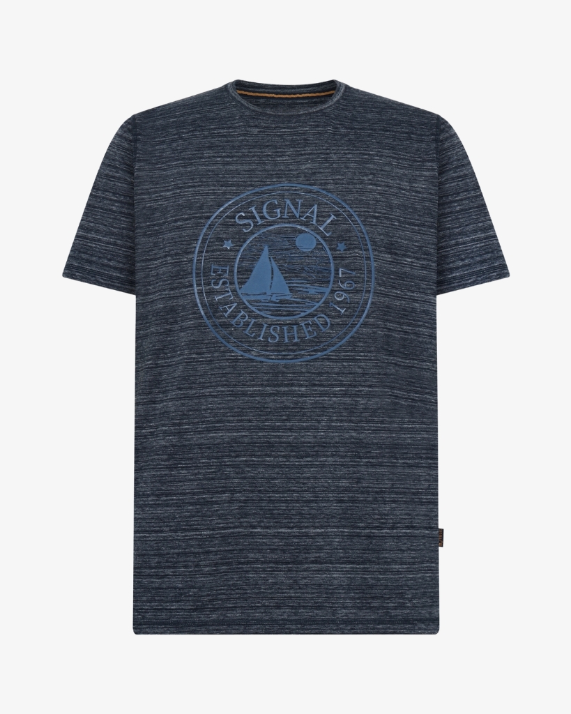 Signal DylanSi T-Shirt Mørkeblå Melange