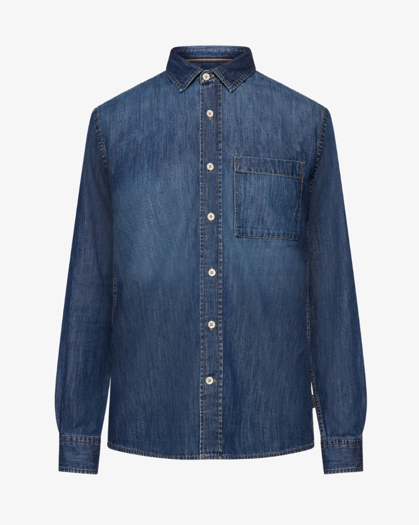 Signal BrandonSi Denim Skjorte Blå