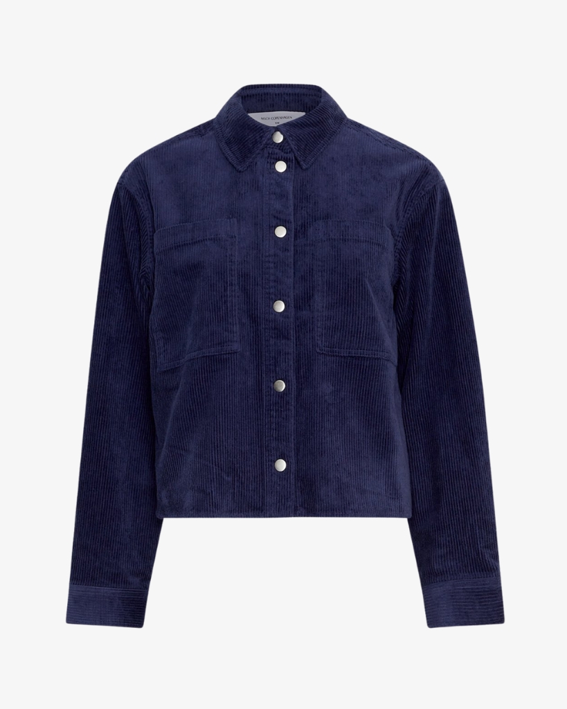 MSCH Arcelle Geggo Skjorte Fløjl Blå