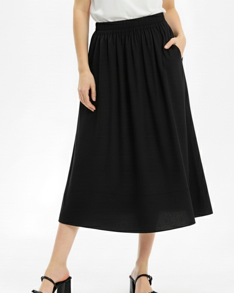 In Front Sandra Nederdel Sort