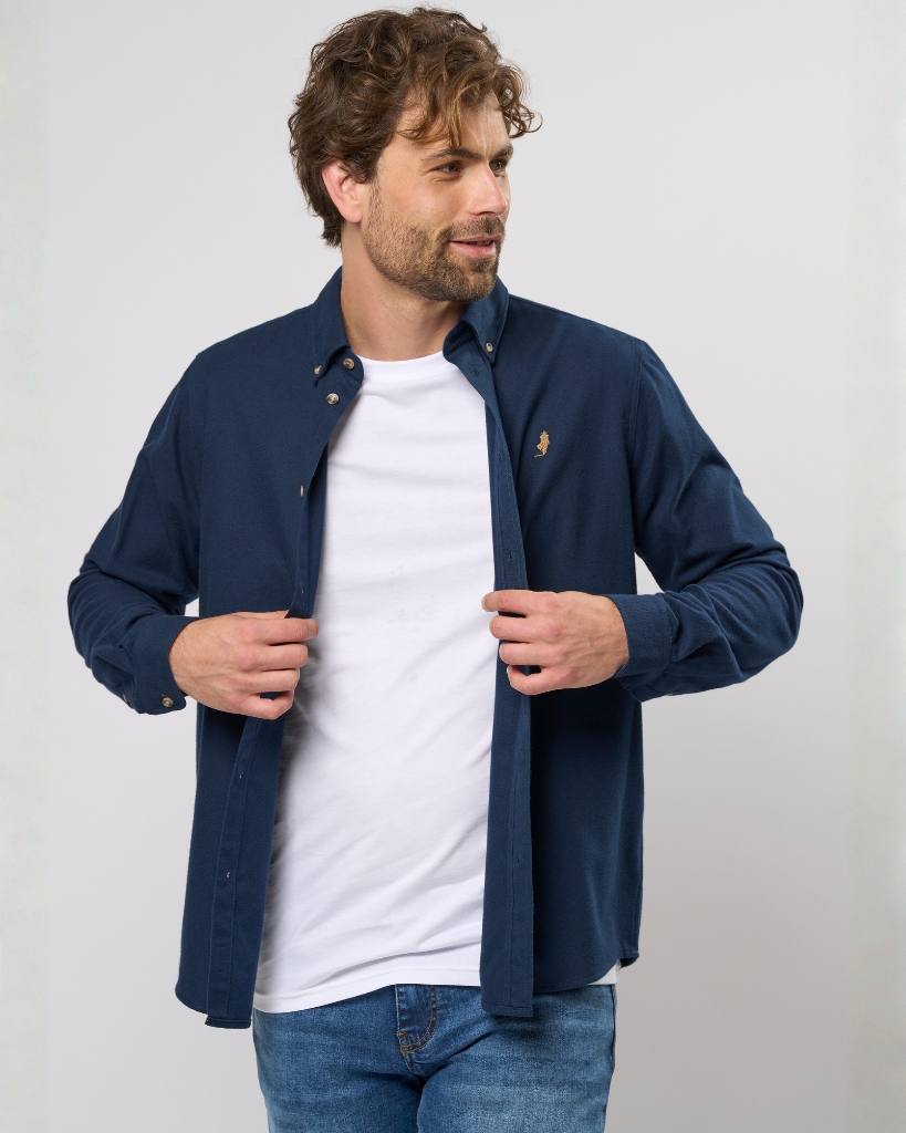 MCS Tom Skjorte Mørkeblå