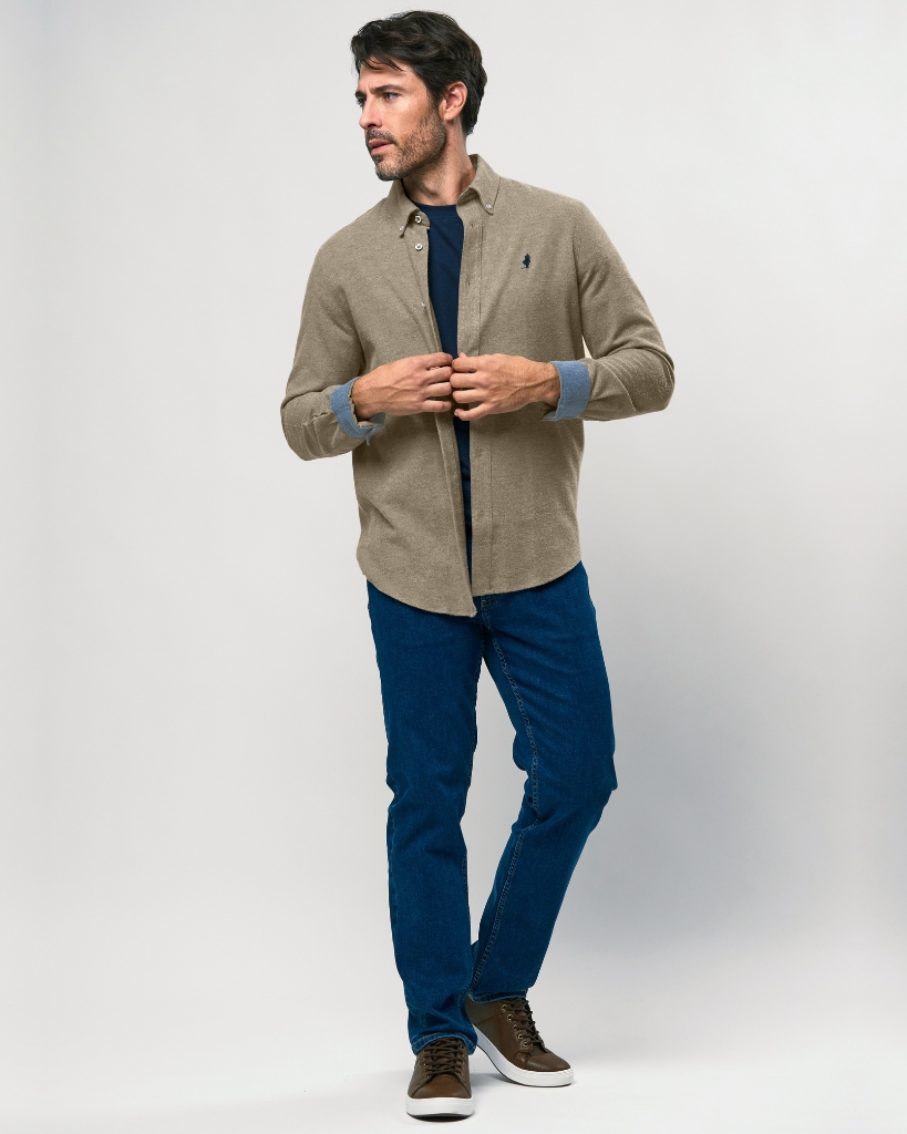 MCS Adam Skjorte Sand