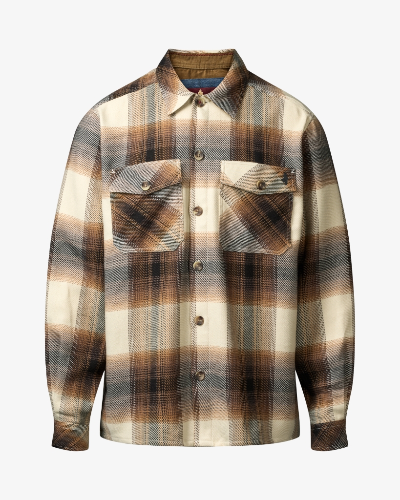 MCS Milo Ternet Flannel Skjorte Brun