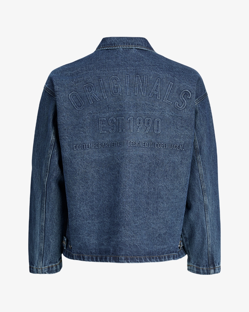 Jack Jones Bowery Embross Denim Overshirt