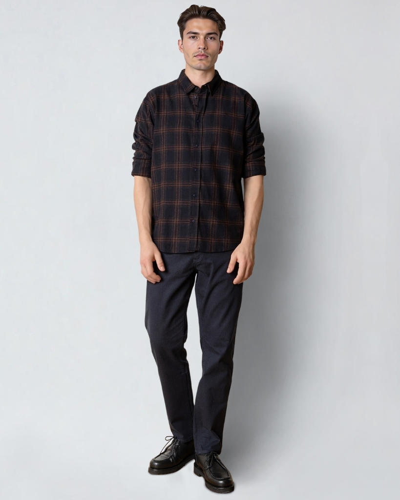 Dylan Ternet Flannelskjorte