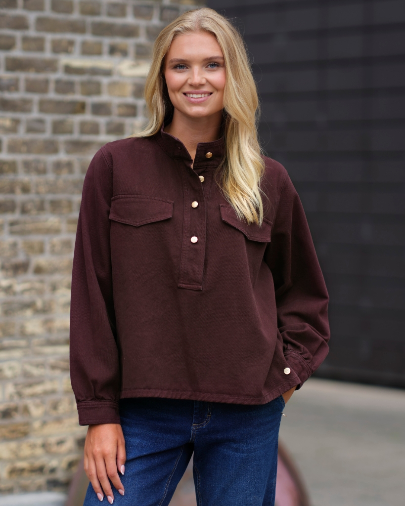 Prepair Bianca Bluse Bordeaux