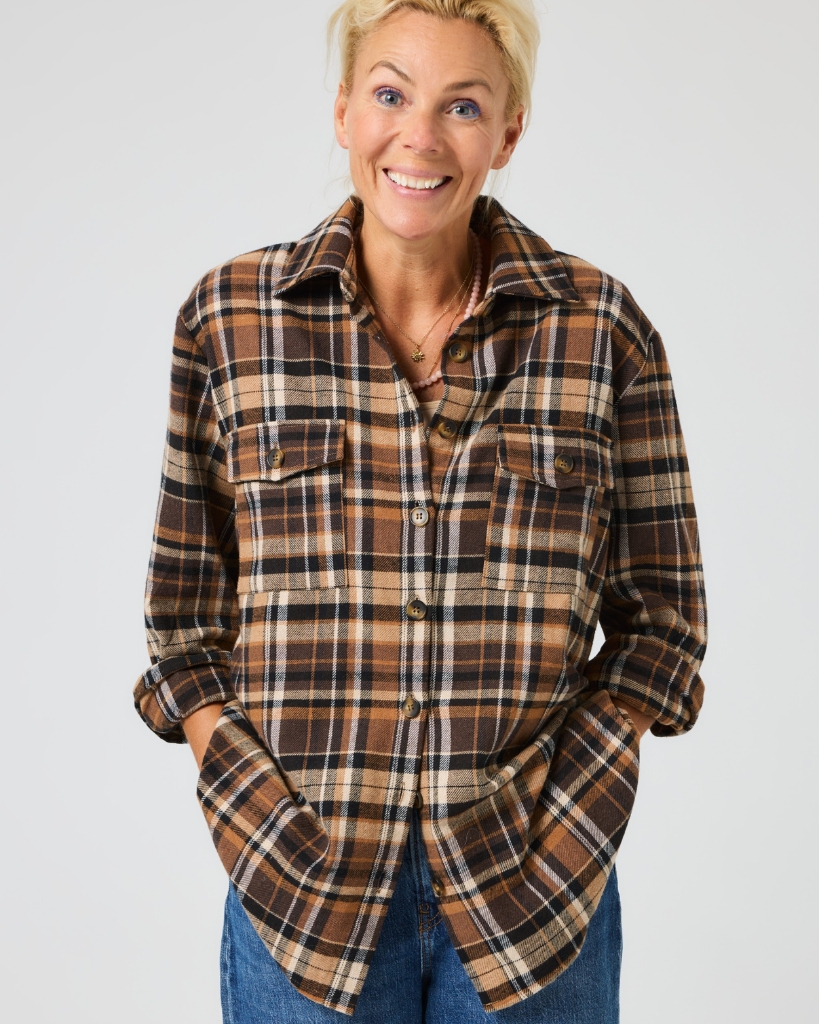 Lene Beier Skovhuggeren Skjorte Brun