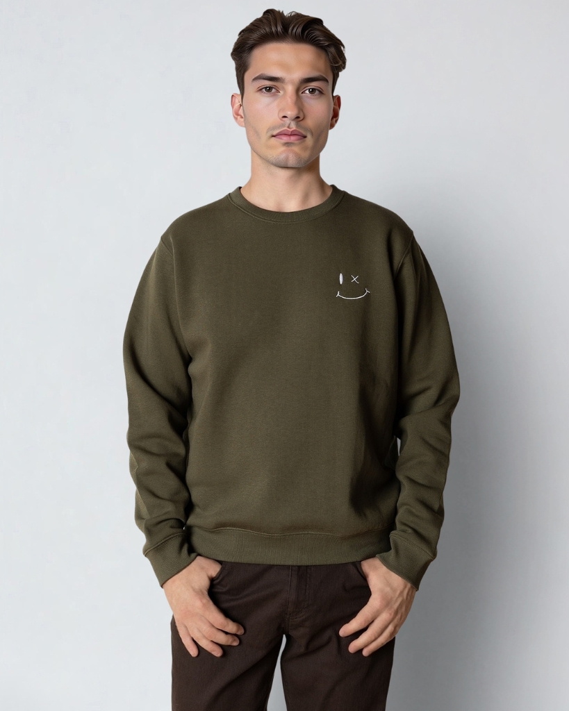 Clean Cut Patrick Sweatshirt Oliven
