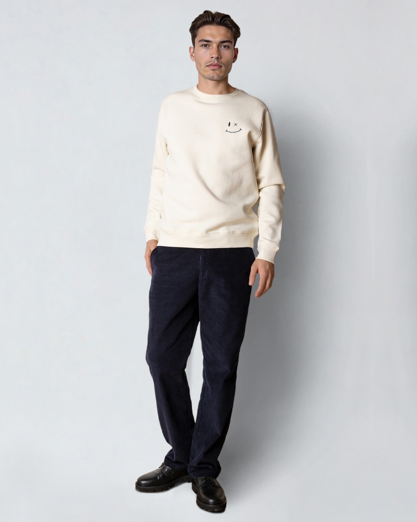 Clean Cut Patrick Sweatshirt Ecru