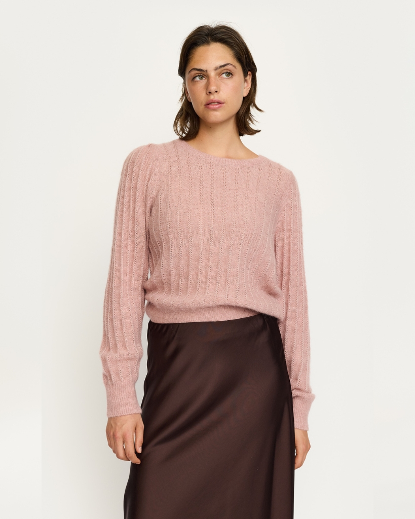 Soft Rebels Tones Striktrøje Lyserød