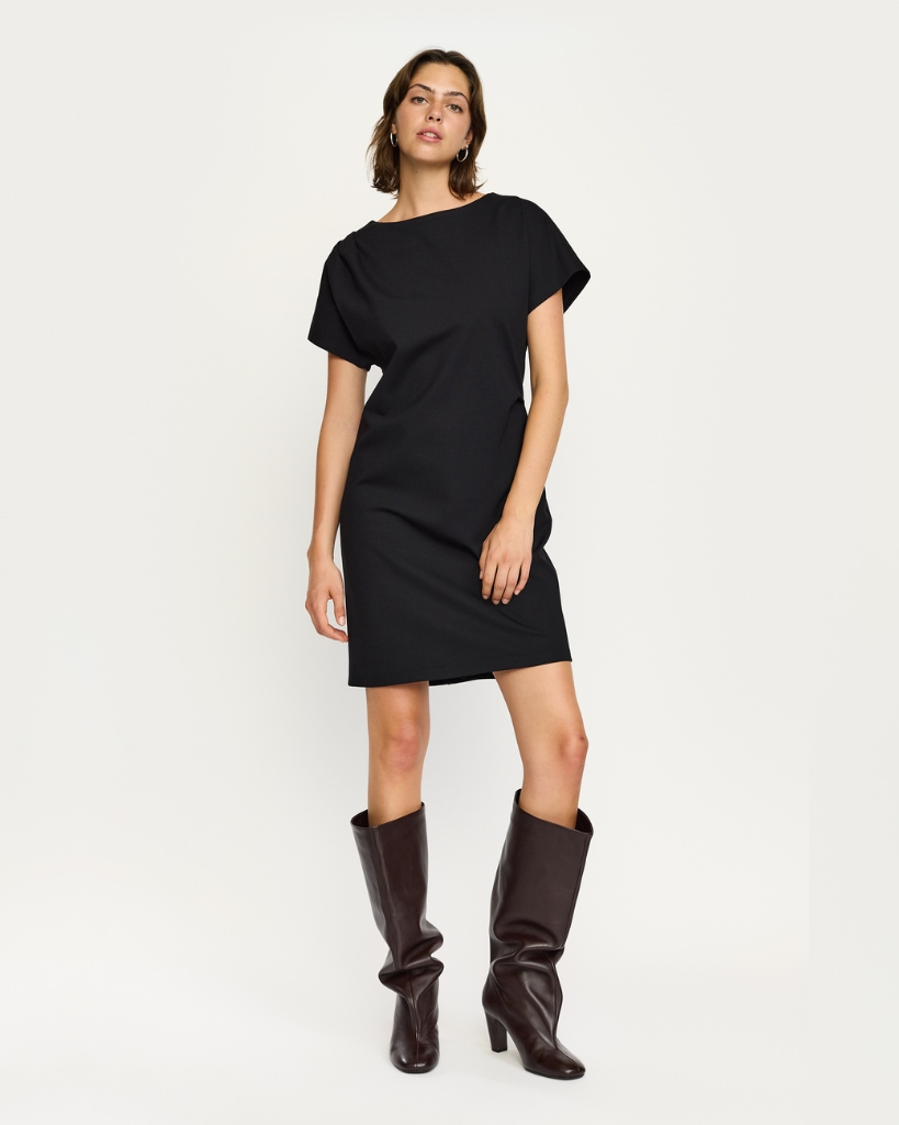 Soft Rebels Huma Kjole Sort